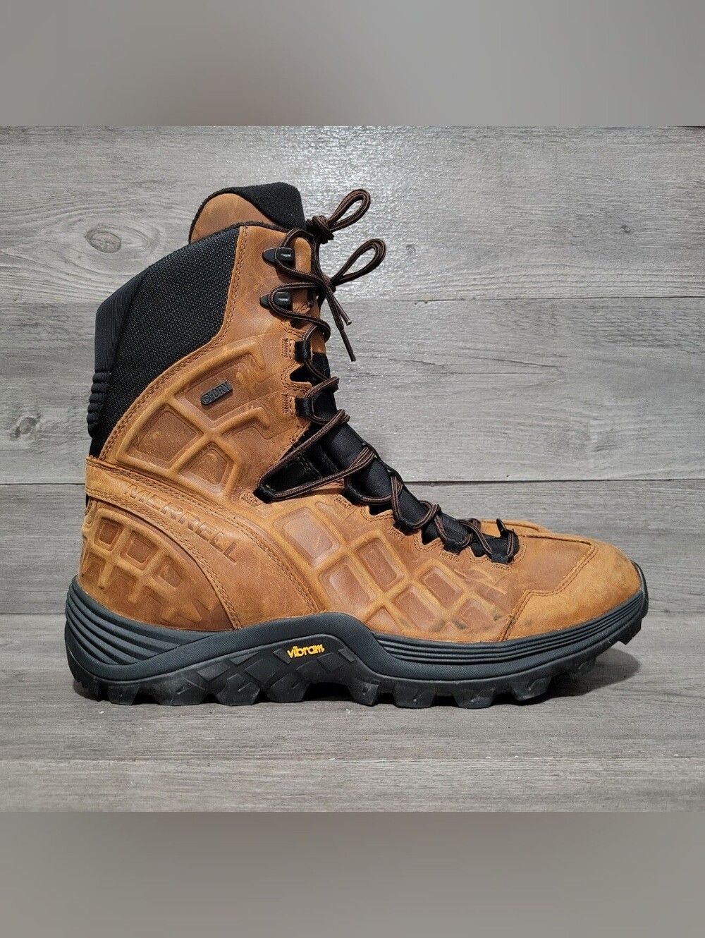 Merrell Thermo Rogue 8" Mens J33621 Size 14 Mens Brown Arctic Grip